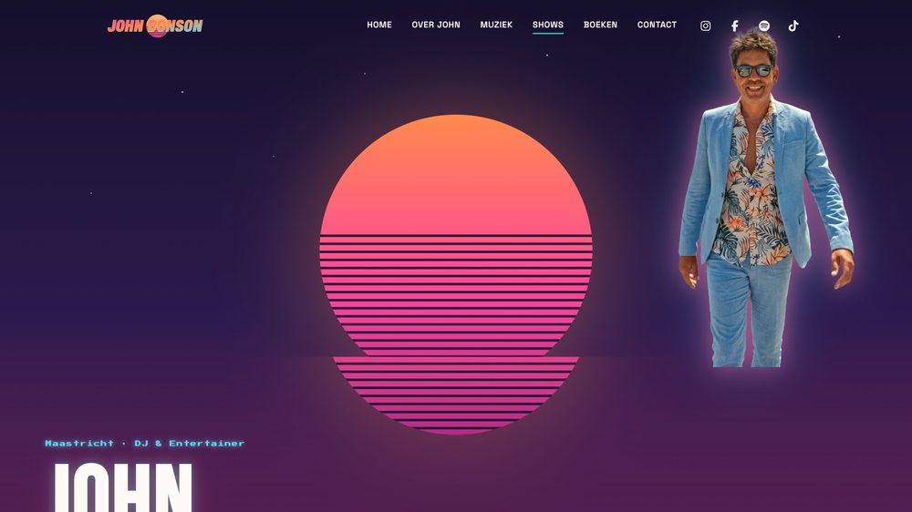 Website van DJ John Donson