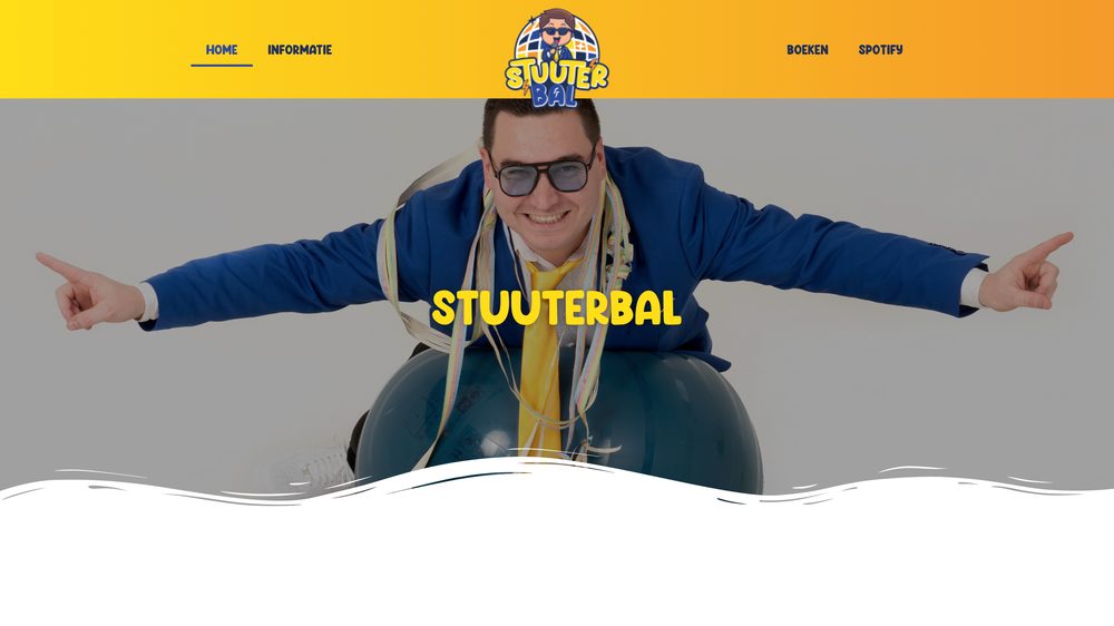 Website van Stuuterbal